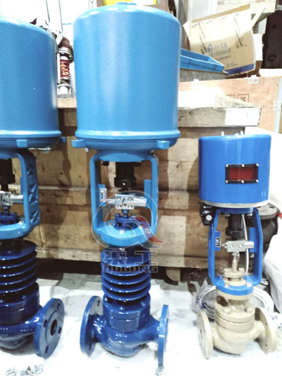 ZRHP電動單座調(diào)節(jié)閥配3810實(shí)物圖