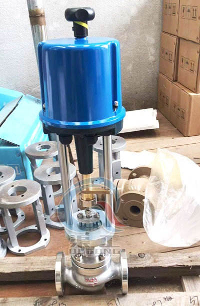 ZRHP電動單座調(diào)節(jié)閥配psl實(shí)物圖